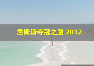 詹姆斯夺冠之路 2012